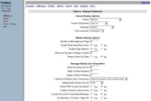 display options screenshot